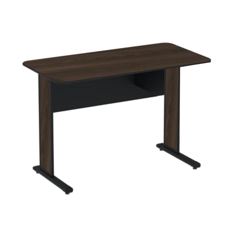 Mesa Escritório 1,50×0,60m 15MM – S/GAVETAS – MTC – MARSALA / PRETO – 23602 CT Móveis para Escritório 2