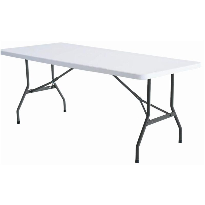 Mesa Refeitório MASTER FIT C/ Pés Dobráveis 2,00×0,90×0,75m – Tampo em PP BRANCO – 50071 CT Móveis para Escritório 2