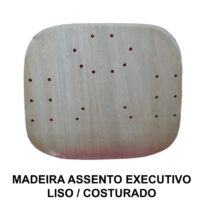 Madeira do ASSENTO Anatômico EXECUTIVA LISA / COSTURADA – TRÊS ESTADOS  – 97003 CT Móveis para Escritório