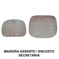 Madeira do ASSENTO / ENCOSTO Anatômico SECRETÁRIA – TRÊS ESTADOS  – 97006 CT Móveis para Escritório