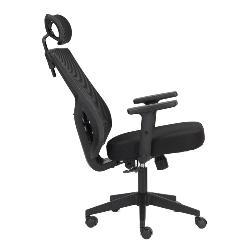 Poltrona Presidente Tela ORION Giratória – Cor Preto – 32944 CT Móveis para Escritório 3