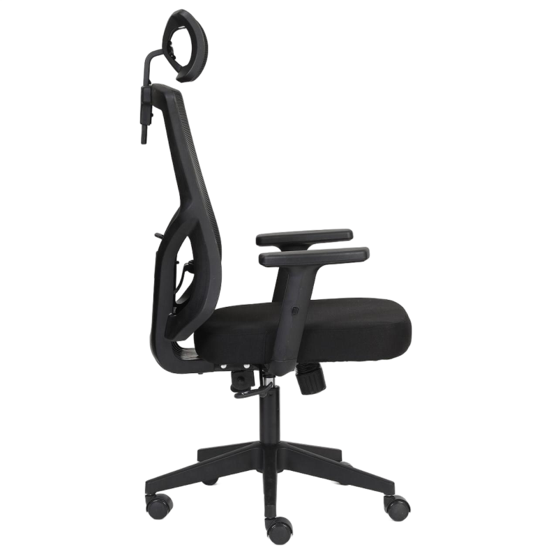 Poltrona Presidente Tela ORION Giratória – Cor Preto – 32944 CT Móveis para Escritório 4