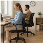 Cadeira de Escritório Diretor Tela MAYA c/ braço – Cor Preto – 34029 CT Móveis para Escritório 16