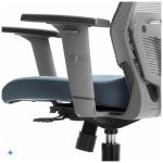 Cadeira Escritório Presidente Tela BERLIM (VOLT) – POLLO MÓVEIS – COR CINZA – 30091 CT Móveis para Escritório 11