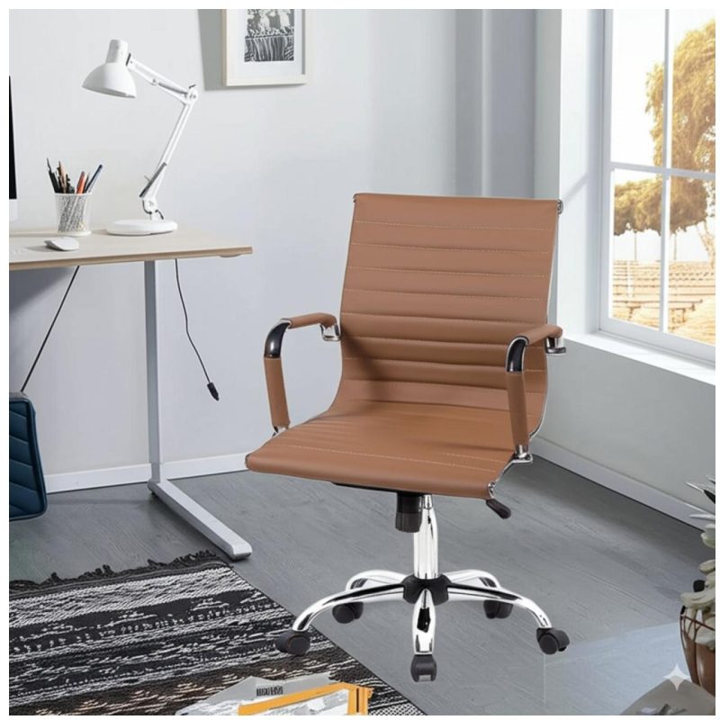 Cadeira DIRETOR Charles Eames Esteirinha – TERRACOTA – 32793 CT Móveis para Escritório 10