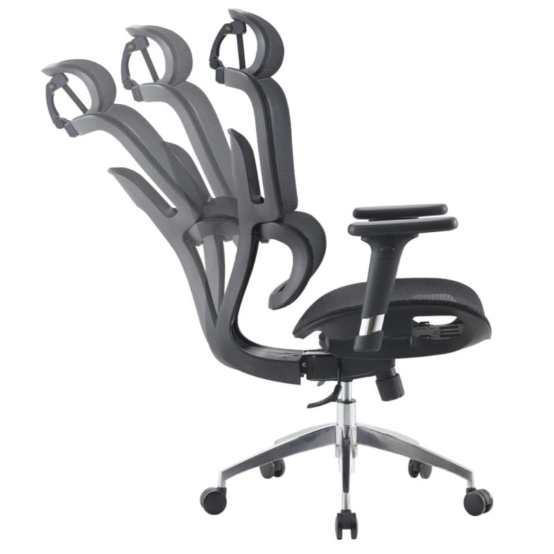Cadeira de Escritório Presidente Tela ÉVORA – Cor Preto – 30065 CT Móveis para Escritório 8