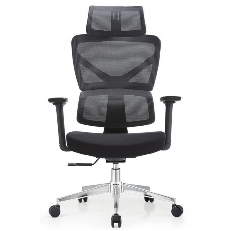 Cadeira de Escritório Presidente Tela TITAN – Cor Preto – 30067 CT Móveis para Escritório 6