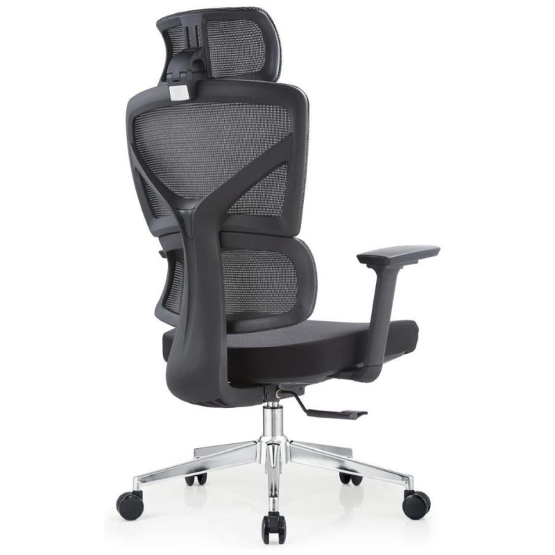 Cadeira de Escritório Presidente Tela TITAN – Cor Preto – 30067 CT Móveis para Escritório 4