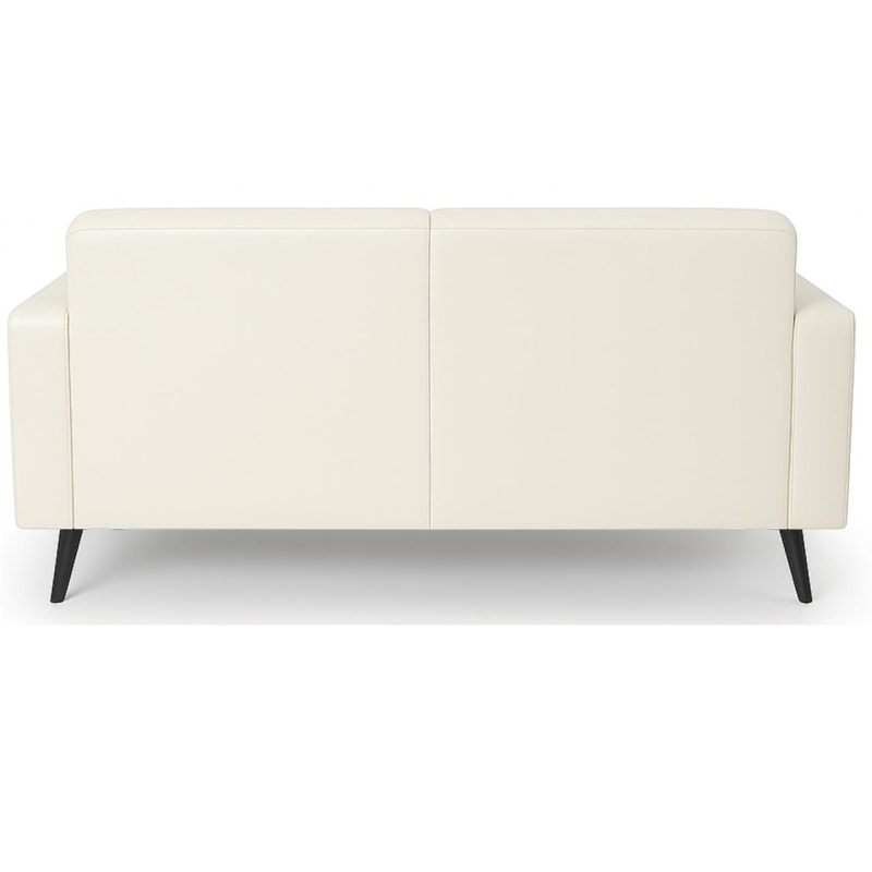 Poltrona para Escritório ROMA 03 Lugar – Corino – Cor NUDE – 60072 CT Móveis para Escritório 4
