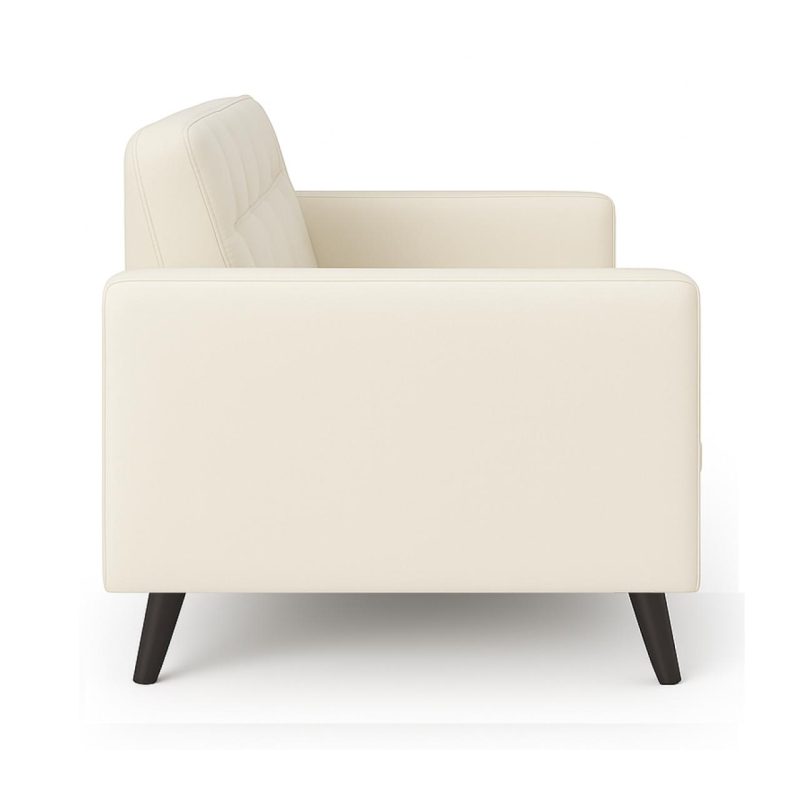 Poltrona para Escritório ROMA 03 Lugar – Corino – Cor NUDE – 60072 CT Móveis para Escritório 3