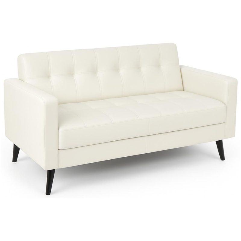 Poltrona para Escritório ROMA 03 Lugar – Corino – Cor NUDE – 60072 CT Móveis para Escritório 5