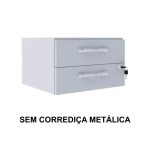 Estação de Trabalho 1,40×1,40m com 02 Gavetas – MAXXI – CINZA / CINZA – 43020 CT Móveis para Escritório 11