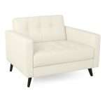 Poltrona para Escritório ROMA 02 Lugar – Corino – Cor NUDE – 60071 CT Móveis para Escritório 8