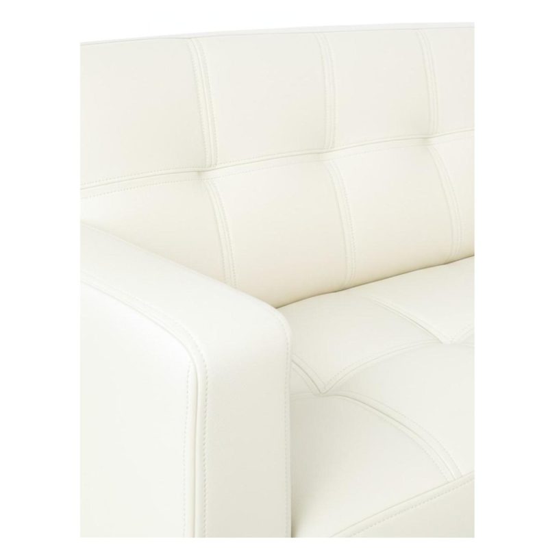 Poltrona para Escritório ROMA 01 Lugar – Corino – Cor NUDE – 60070 CT Móveis para Escritório 5