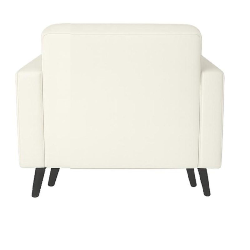 Poltrona para Escritório ROMA 01 Lugar – Corino – Cor NUDE – 60070 CT Móveis para Escritório 4
