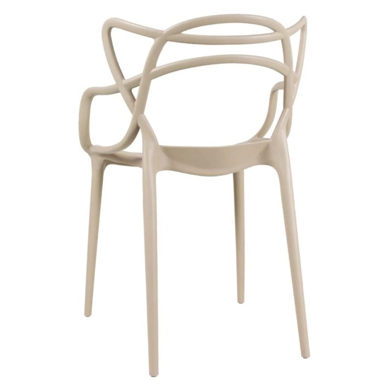 Cadeira Interlocutor ALLEGRA para Escritório ou Jantar – Polipropileno – Cor AREIA – 48009 CT Móveis para Escritório 5