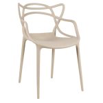 Cadeira Interlocutor ALLEGRA para Escritório ou Jantar – Polipropileno – Cor AREIA – 48009 CT Móveis para Escritório 12