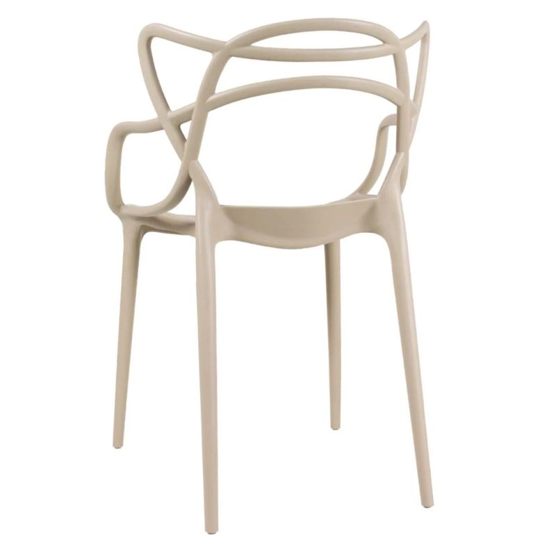 Cadeira Interlocutor ALLEGRA para Escritório ou Jantar – Polipropileno – Cor AREIA – 48009 CT Móveis para Escritório 7