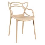 Cadeira Interlocutor ALLEGRA para Escritório ou Jantar – Polipropileno – Cor AREIA – 48009 CT Móveis para Escritório 10