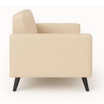 Poltrona para Escritório ROMA 03 Lugar – Corino – Cor AREIA – 60063 CT Móveis para Escritório 10