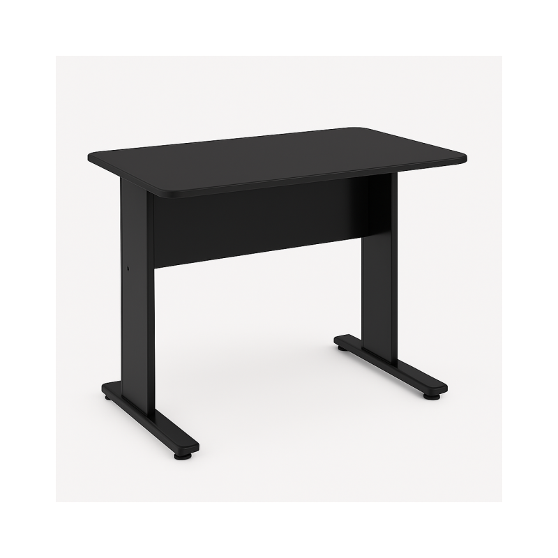 Mesa Escritório 0,80×0,60m – JOB – PRETO/PRETO – 43088 CT Móveis para Escritório 2