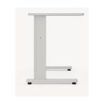 Mesa Escritório 0,80×0,60m – JOB – CINZA/CINZA – 43087 CT Móveis para Escritório 9
