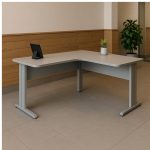 Estação de Trabalho 1,40×1,40m s/ Gaveta – JOB – CINZA / CINZA – 43018 CT Móveis para Escritório 11
