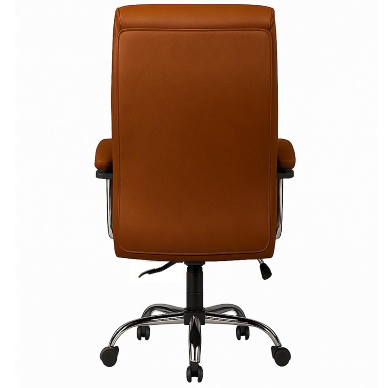 Poltrona Presidente LUXO c/ mola Ensacada – COR CARAMELO – 30059 CT Móveis para Escritório 5