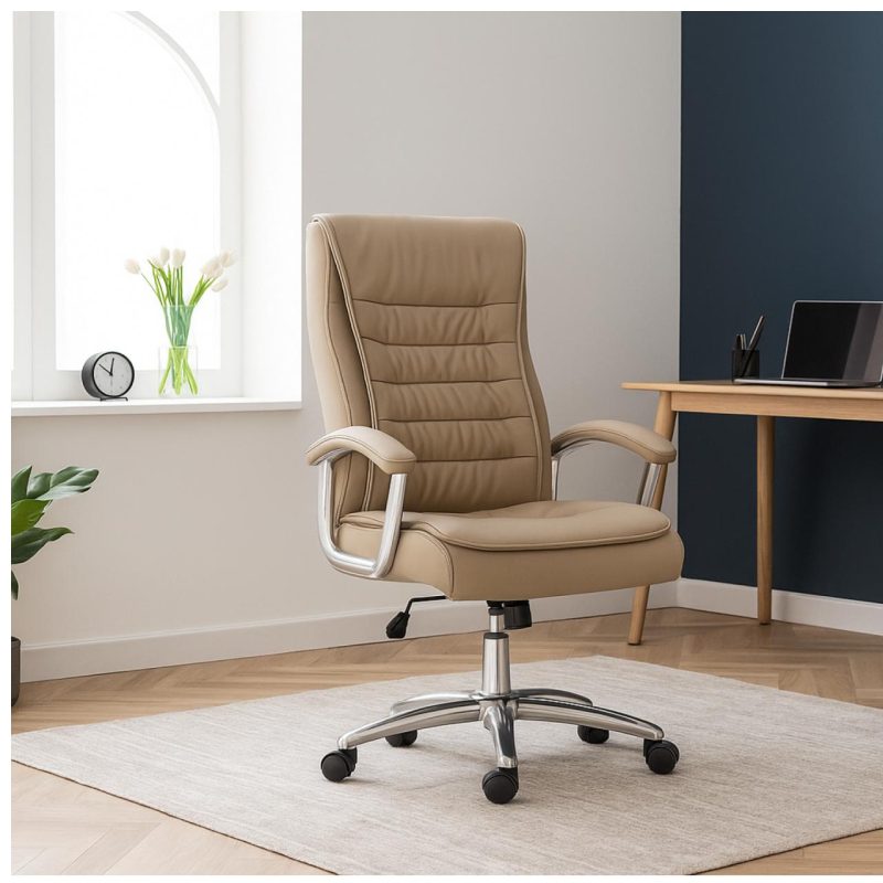 Poltrona Presidente LUXO c/ mola Ensacada – COR FENDI – 30061 CT Móveis para Escritório 8