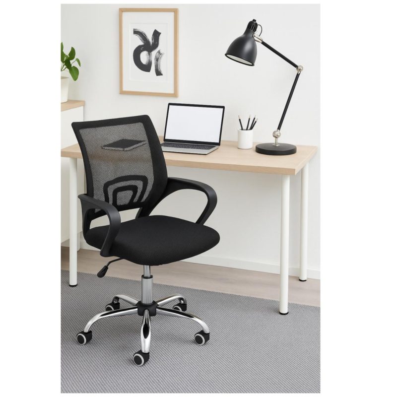 Cadeira de Escritório Tela TURYA c/ braço – Cor Preto – 34044 CT Móveis para Escritório 9