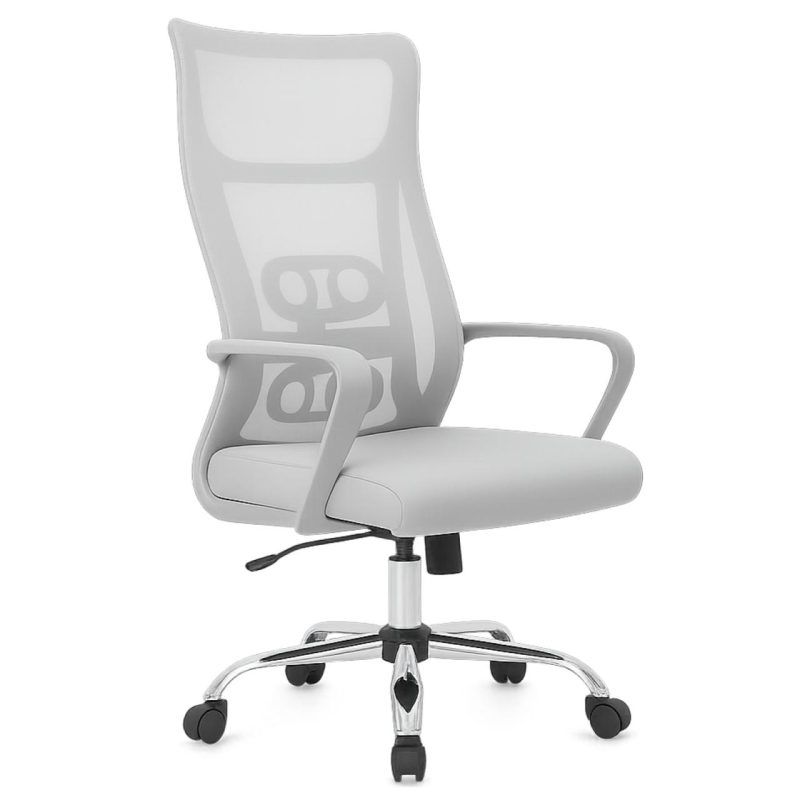 Cadeira de Escritório Tela NAVI CINZA – COR CINZA – 20081 CT Móveis para Escritório 2