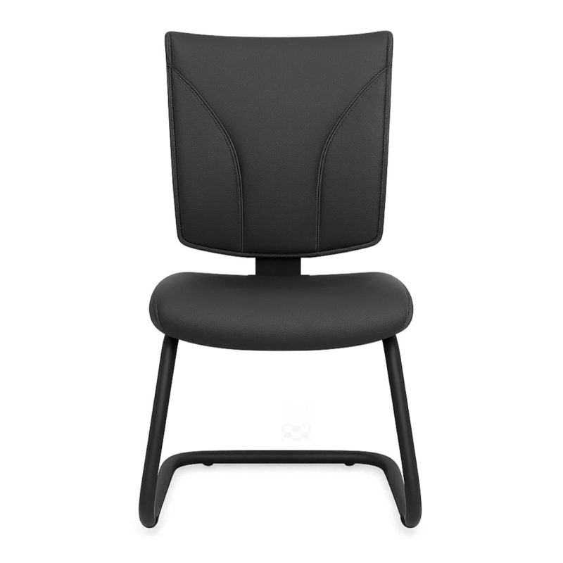 Cadeira de Escritório B-ONE Base em “S” Preta – Corino Preto – 31032 CT Móveis para Escritório 3