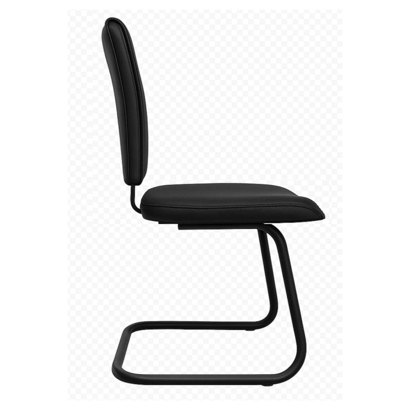 Cadeira de Escritório B-ONE Base em “S” Preta – Corino Preto – 31032 CT Móveis para Escritório 4