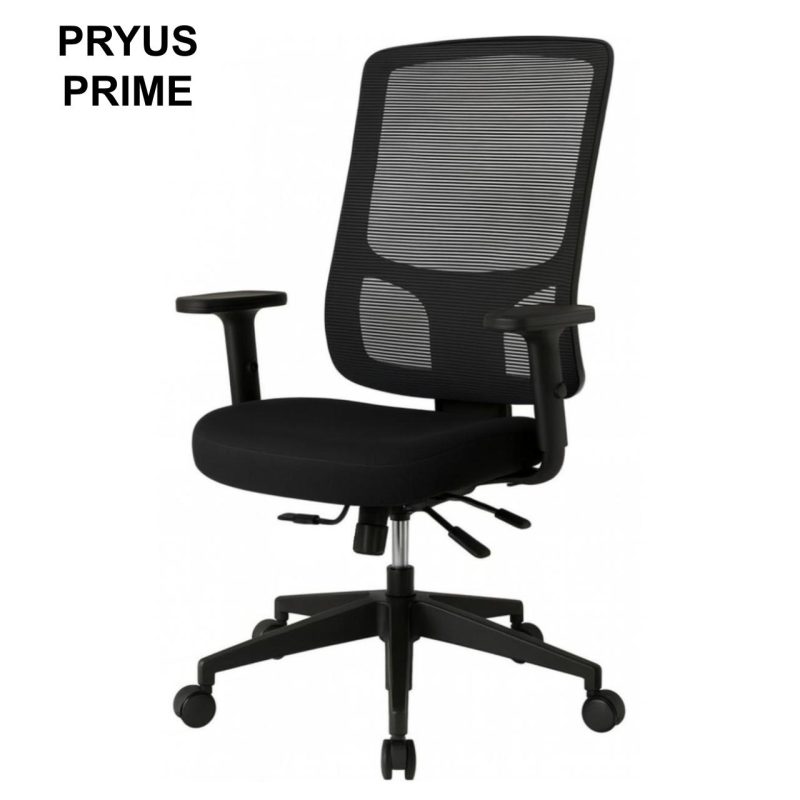 Cadeira de Escritório Tela Pryus PRIME com Regulagem Assento – Cor Preto – 20092 CT Móveis para Escritório 2