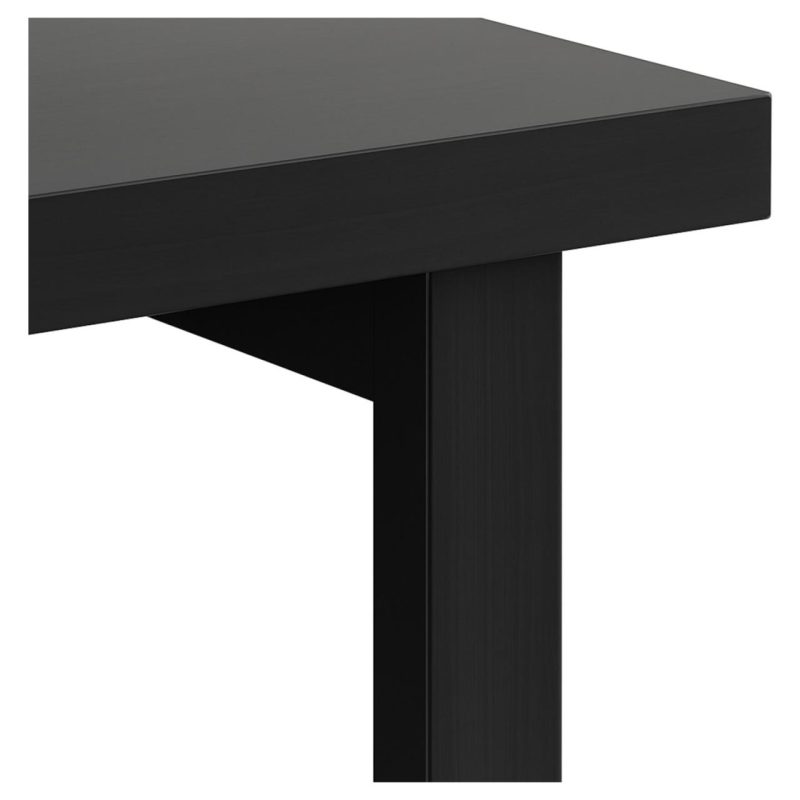Mesa Escritório PÉ QUADRO – 1,20×0,60m – S/ Gavetas – PRETO / PRETO – 26001 CT Móveis para Escritório 7