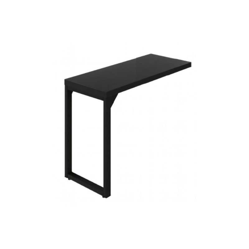 Mesa AUX PÉ QUADRO – 0,90×0,45m – PRETO/PRETO – 26004 CT Móveis para Escritório 2