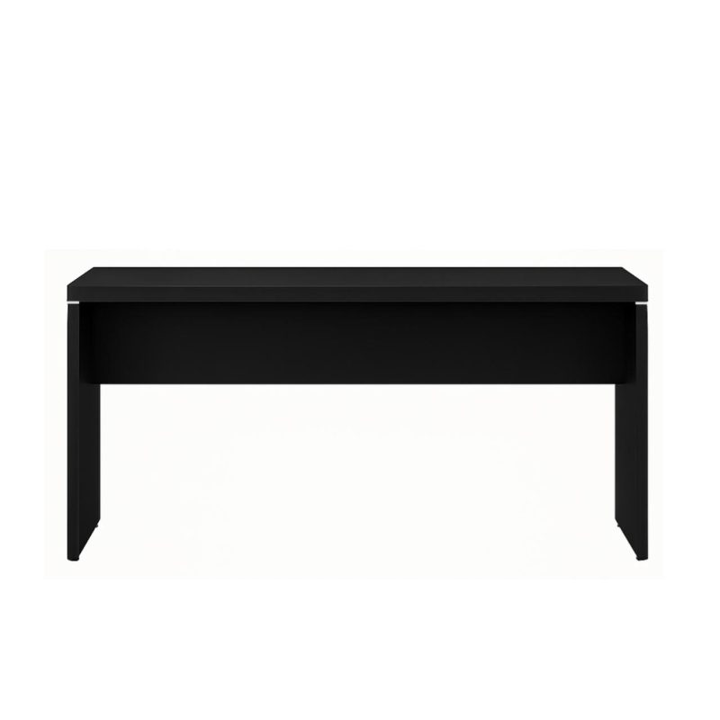 Mesa Escritório 1,20×0,60m – S/ Gavetas – PRETO/PRETO – 26005 CT Móveis para Escritório 3