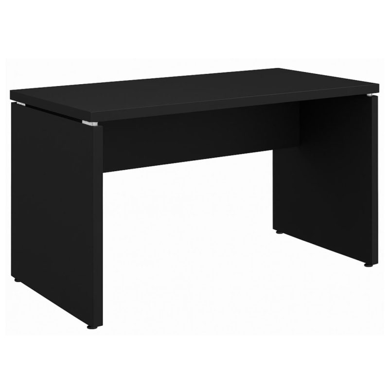 Mesa Escritório 1,70×0,70m – S/ Gavetas – PRETO/PRETO – 26007 CT Móveis para Escritório 2