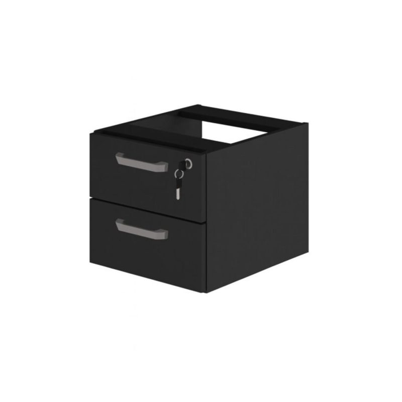Gaveteiro suspenso – PRETO/PRETO – 26008 CT Móveis para Escritório 3
