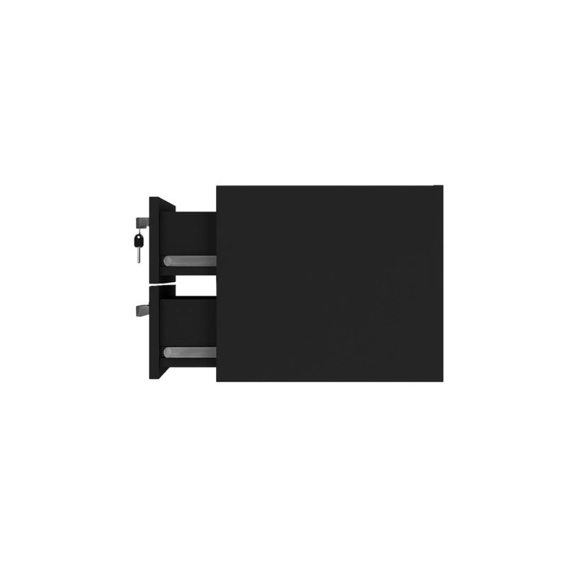 Gaveteiro suspenso – PRETO/PRETO – 26008 CT Móveis para Escritório 4