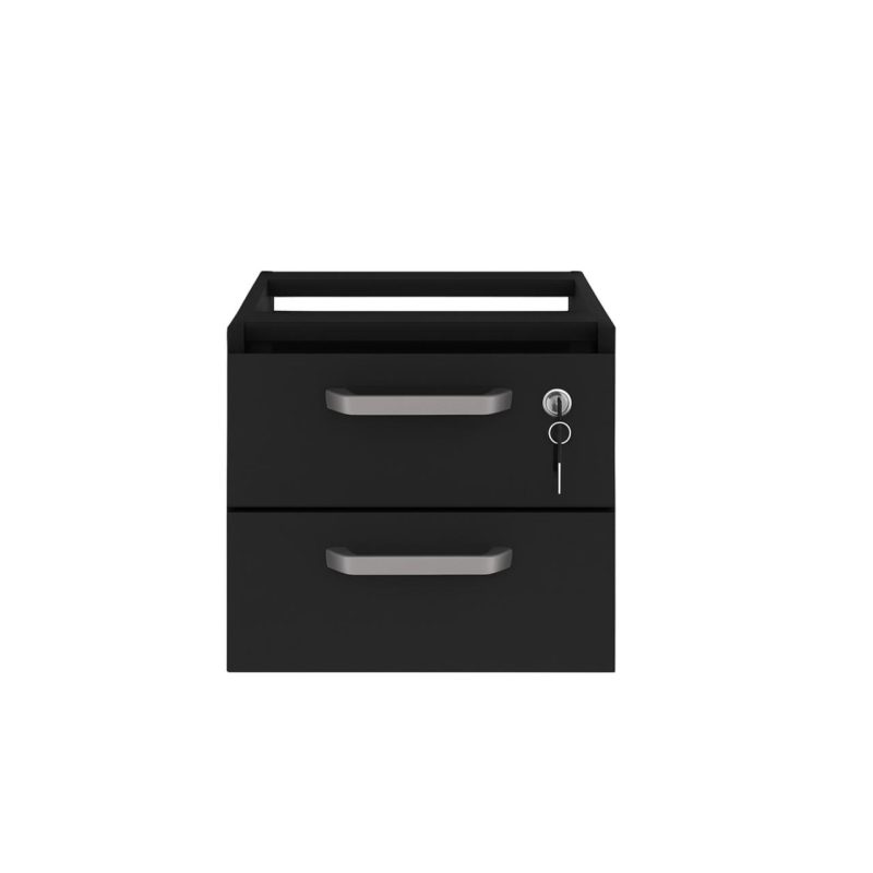 Gaveteiro suspenso – PRETO/PRETO – 26008 CT Móveis para Escritório 5