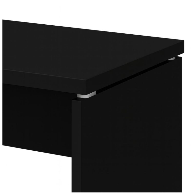 Mesa escritório Auxiliar 0,90×0,45 – PRETO/PRETO – 26009 CT Móveis para Escritório 5