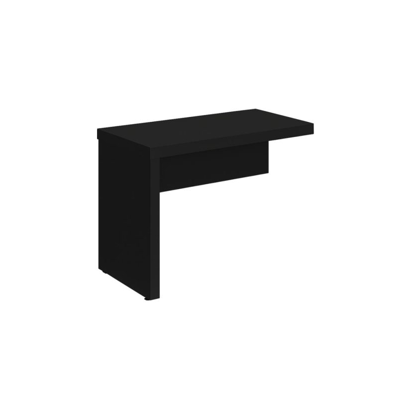 Mesa escritório Auxiliar 0,90×0,45 – PRETO/PRETO – 26009 CT Móveis para Escritório 3