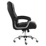 Poltrona LUXO IMPORTADA Concha Dupla Syncron – Couríssimo Preto – 30017 CT Móveis para Escritório 12