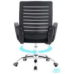 Cadeira para Escritório Tela OZY com Braço – Cor Preta – 30055 CT Móveis para Escritório 11