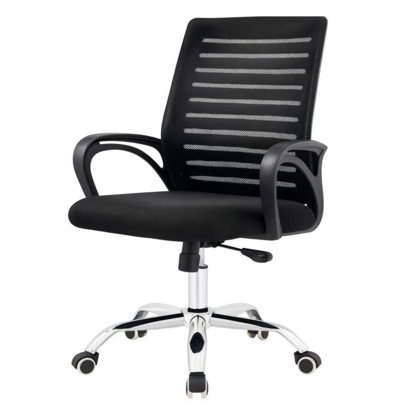Cadeira para Escritório Tela OZY com Braço – Cor Preta – 30055 CT Móveis para Escritório 5