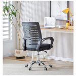 Cadeira para Escritório Tela OZY com Braço – Cor Preta – 30055 CT Móveis para Escritório 15