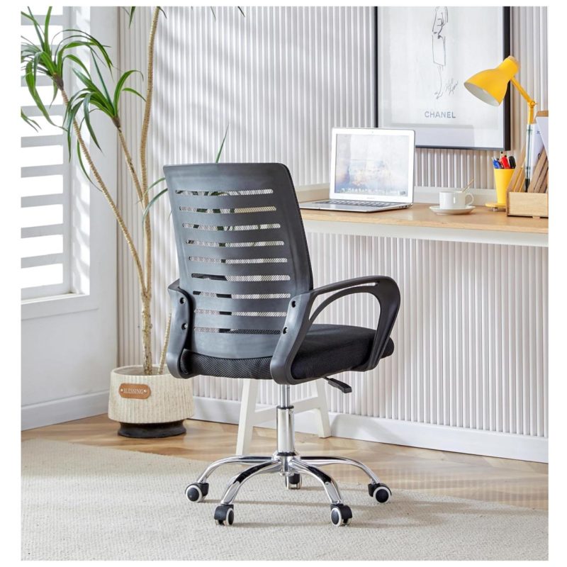 Cadeira para Escritório Tela OZY com Braço – Cor Preta – 30055 CT Móveis para Escritório 8