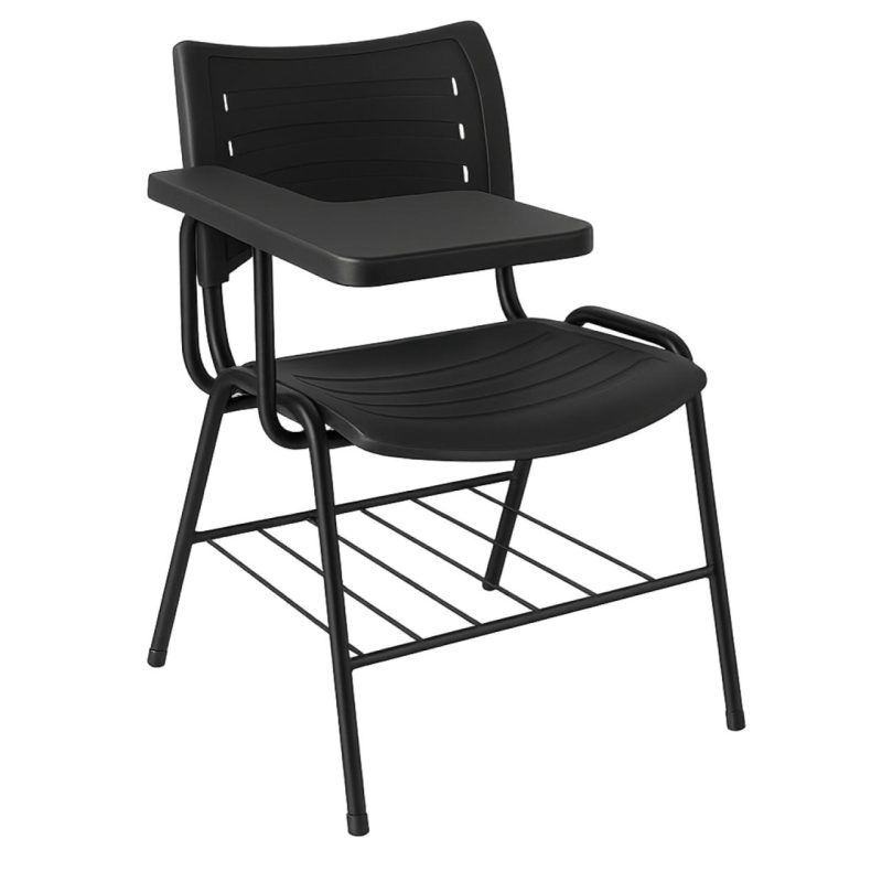 Cadeira Universitária Plástica Prancheta PLÁSTICA – MRPlast Preto – 34130 CT Móveis para Escritório 2