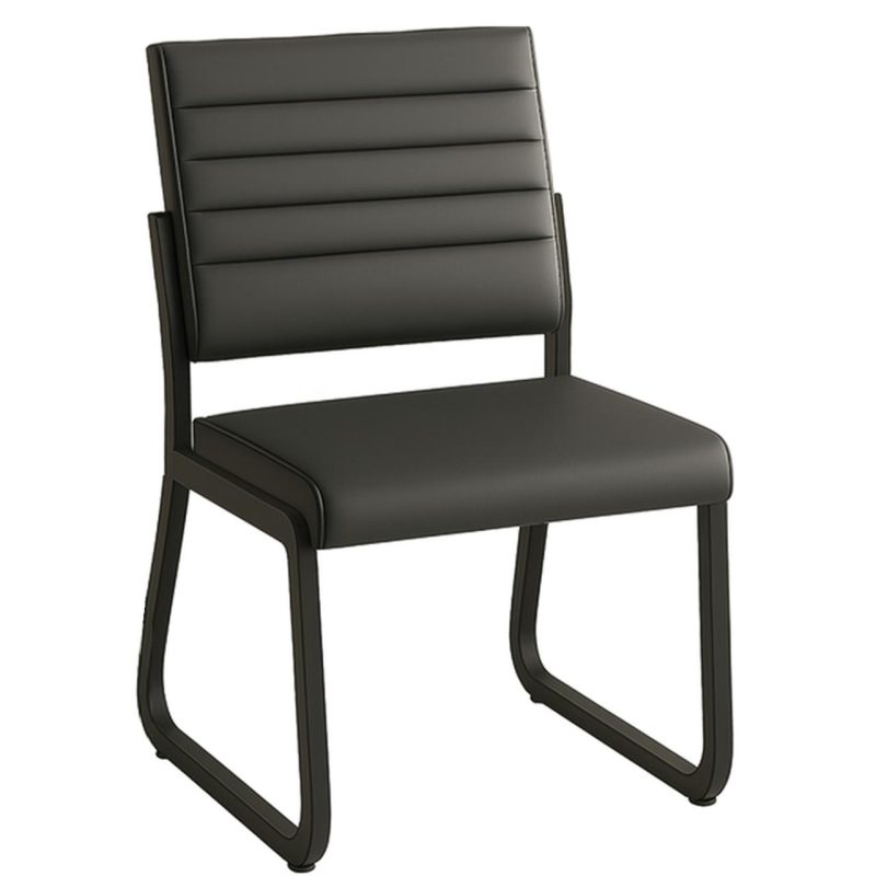 Poltrona para Escritório Estofada – TRIX – Cor Preta – 35119 CT Móveis para Escritório 2